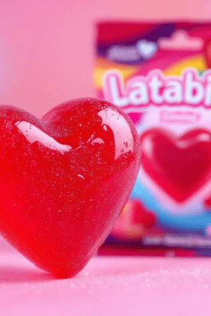 1KG Gummy Heart - Mixed flavours / colours