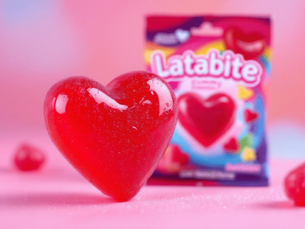 1KG Gummy Heart - Mixed flavours / colours