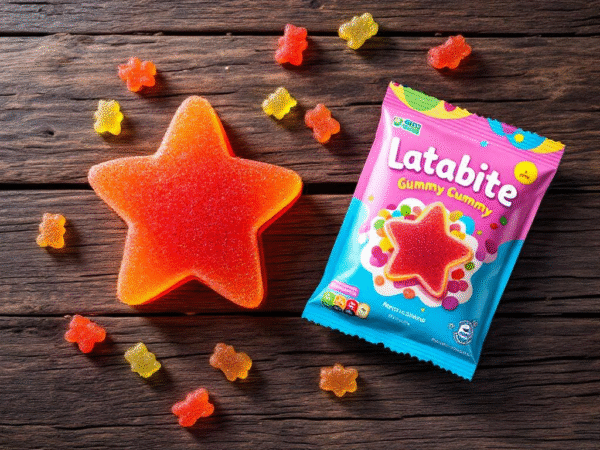 1KG Gummy Star - Mixed Flavours / Colours